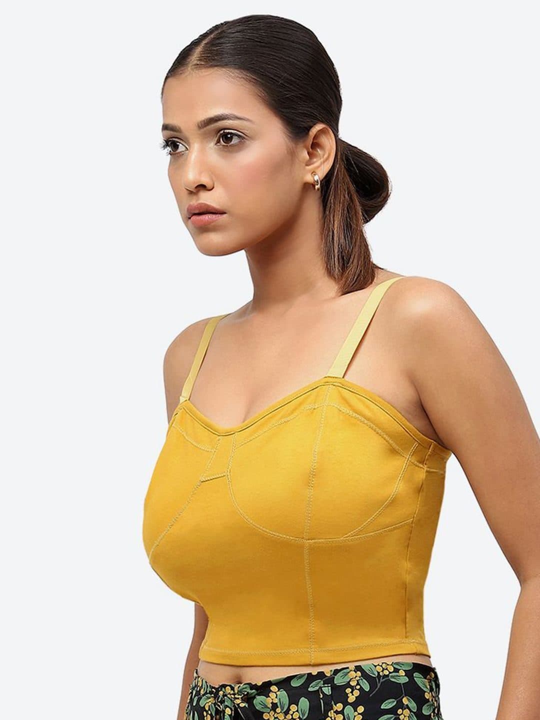 Baawri Solid Shoulder Straps Fitted Topp image 5