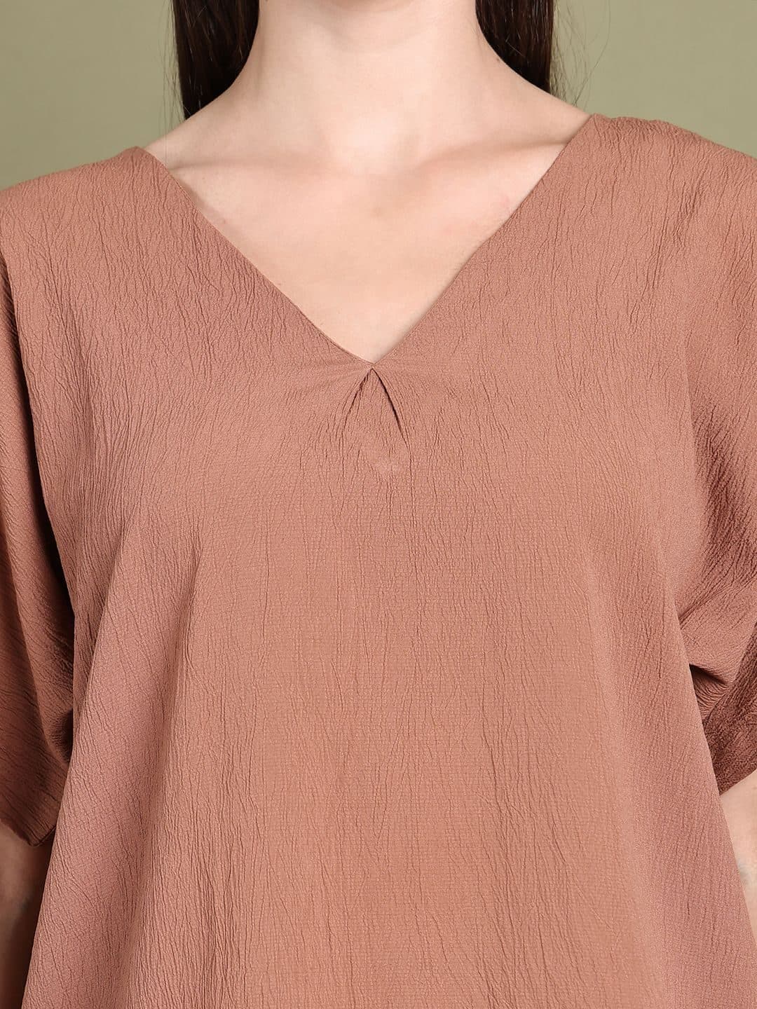 Baawri V Neck Top With Trousers Co-Ords Set image 3