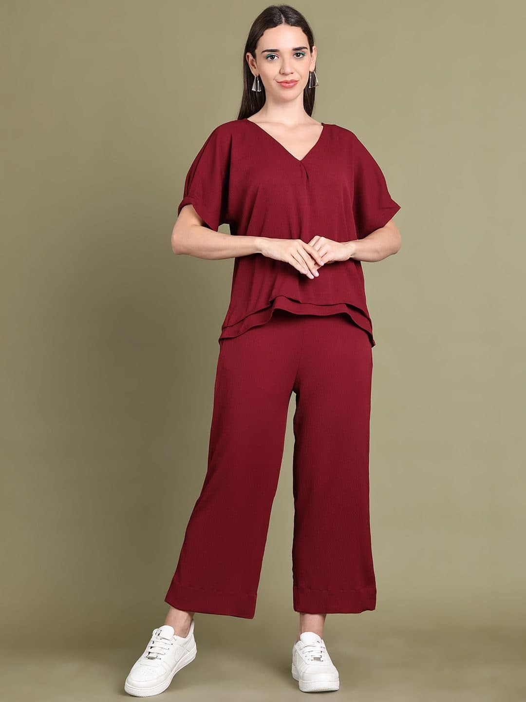 Baawri V-Neck Top & Palazzo image 2