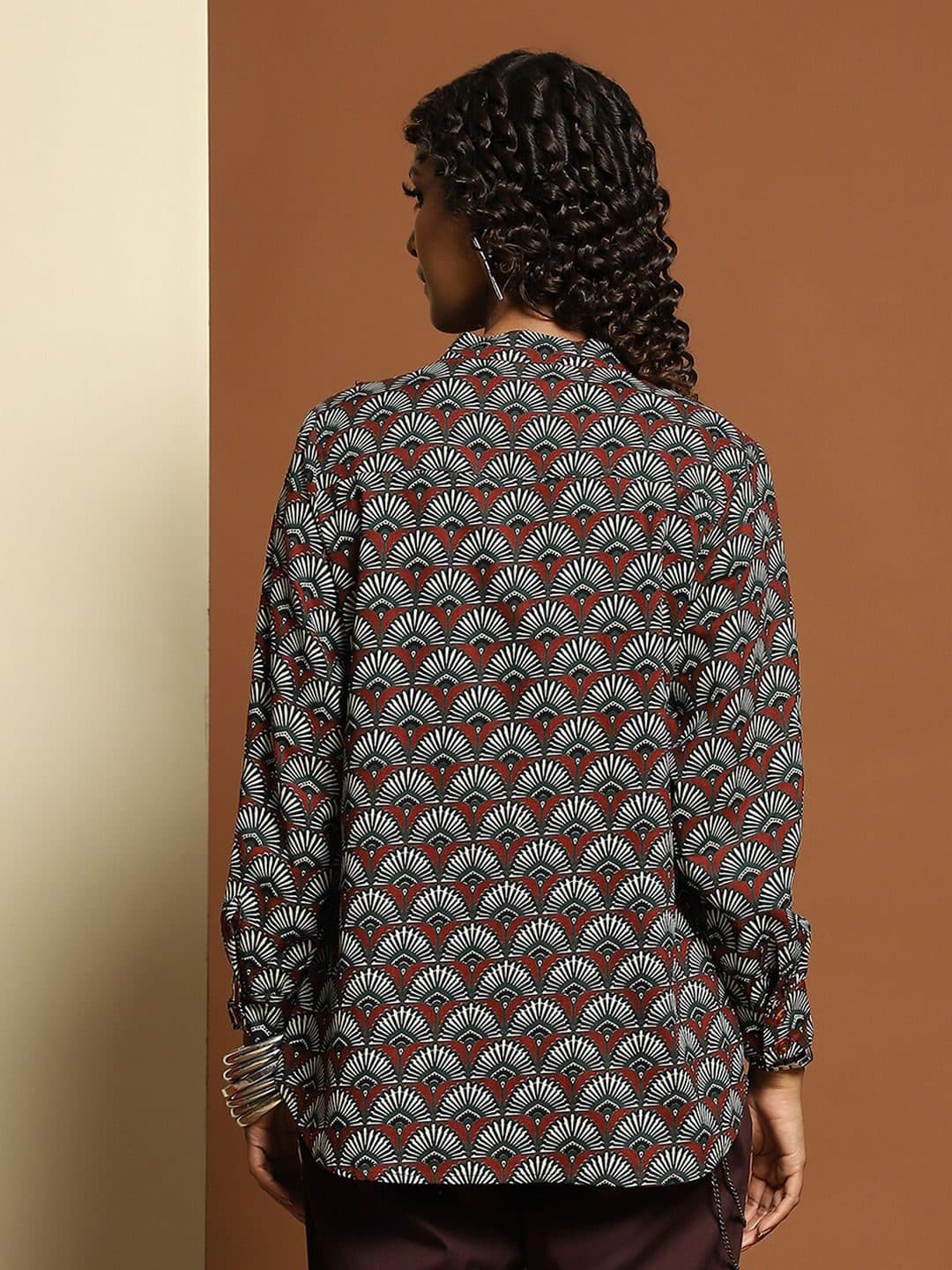 Baawri Women Floral Print Ruffles Top image 4