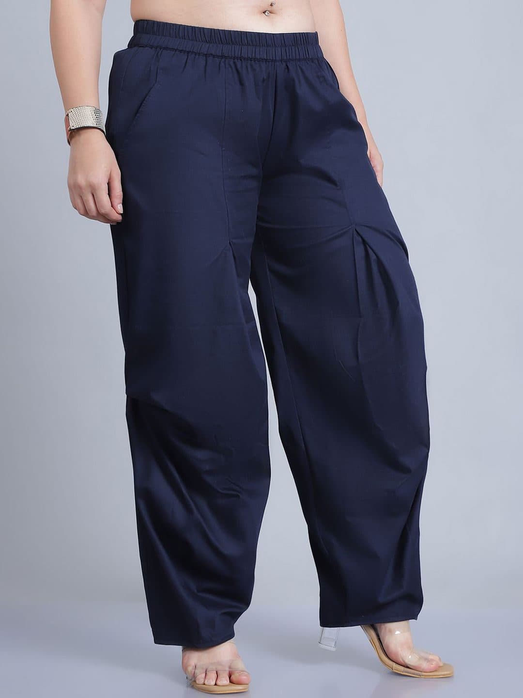 Baawri Women Pleated Regular Fit Trousers image 2