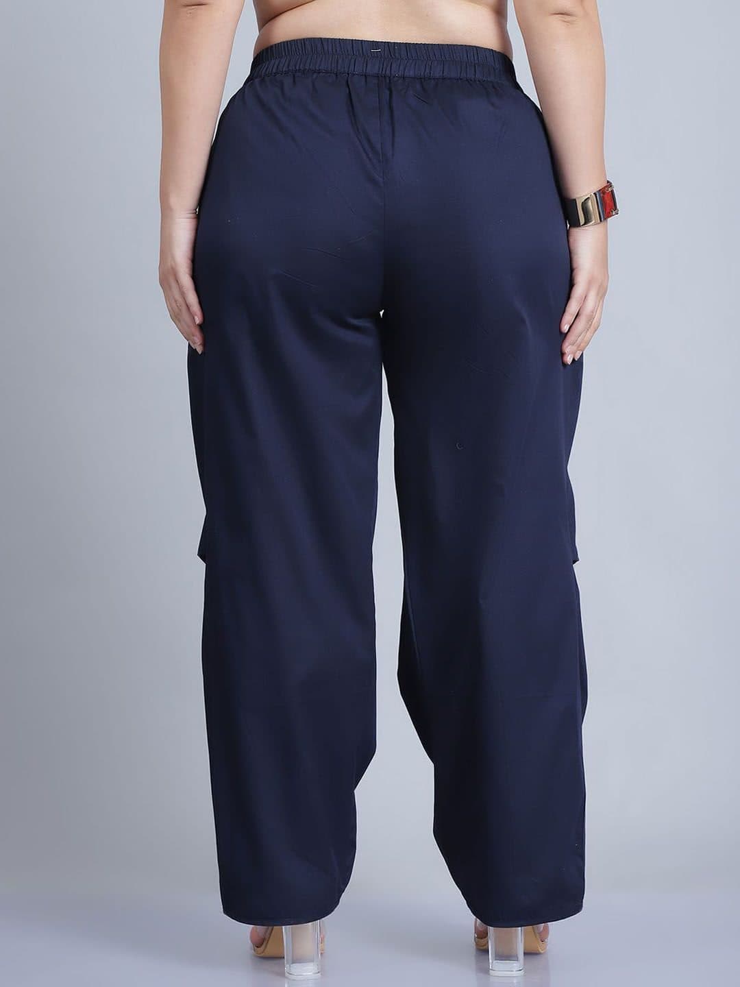 Baawri Women Pleated Regular Fit Trousers image 5