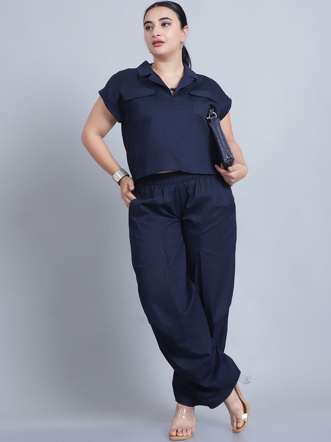 Baawri Women Pleated Regular Fit Trousers image 4