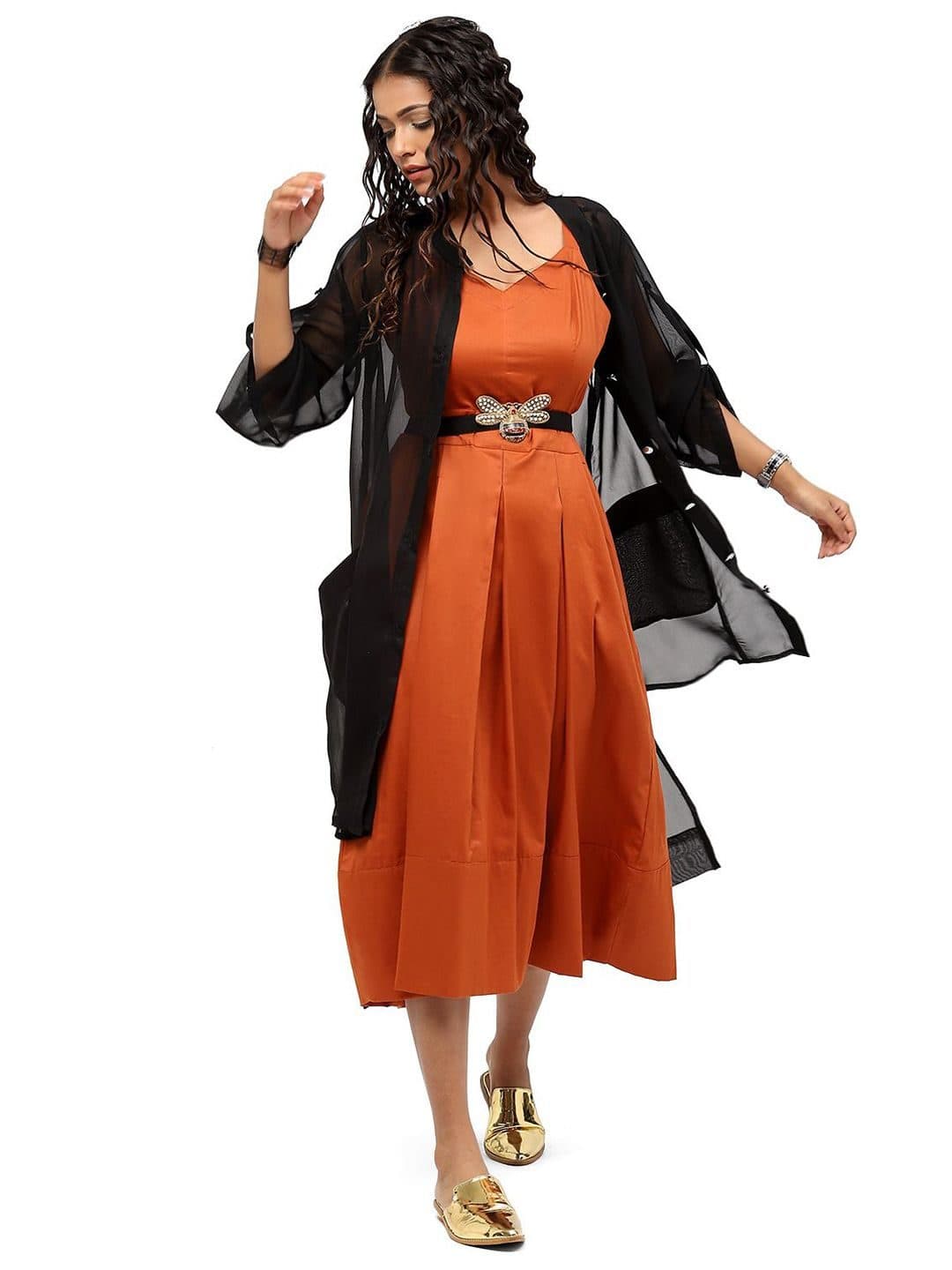 Baawri Women Relaxed Semi Sheer Casual Shirt image 6