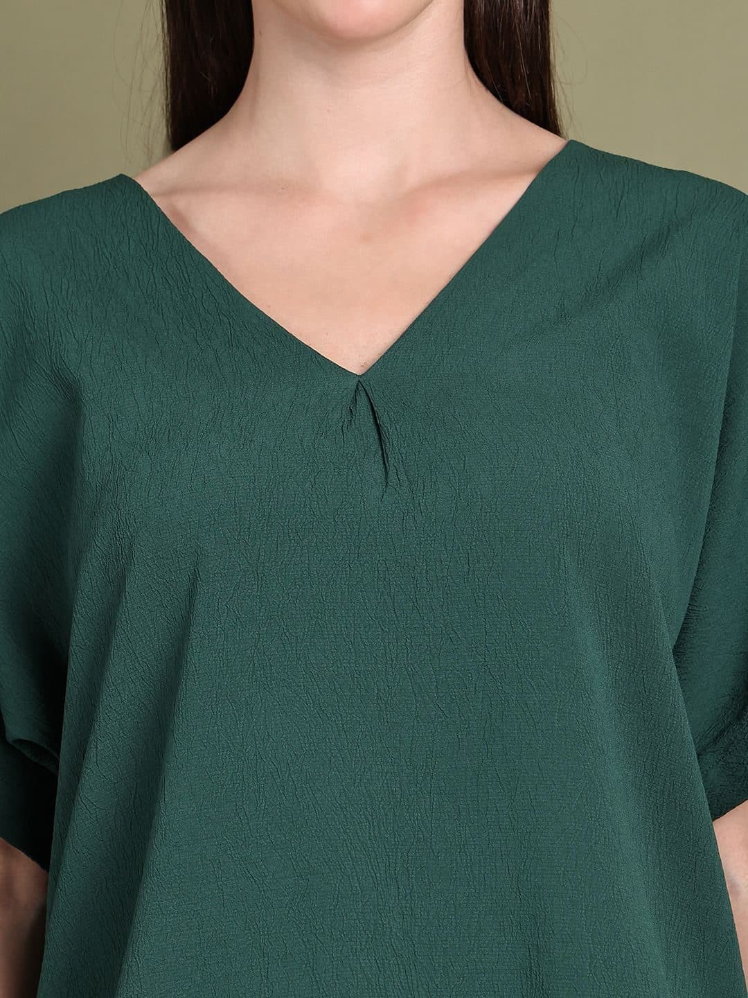 Baawri Women V-Neck Short Sleeve Top & Trousers Co-Ords image 3