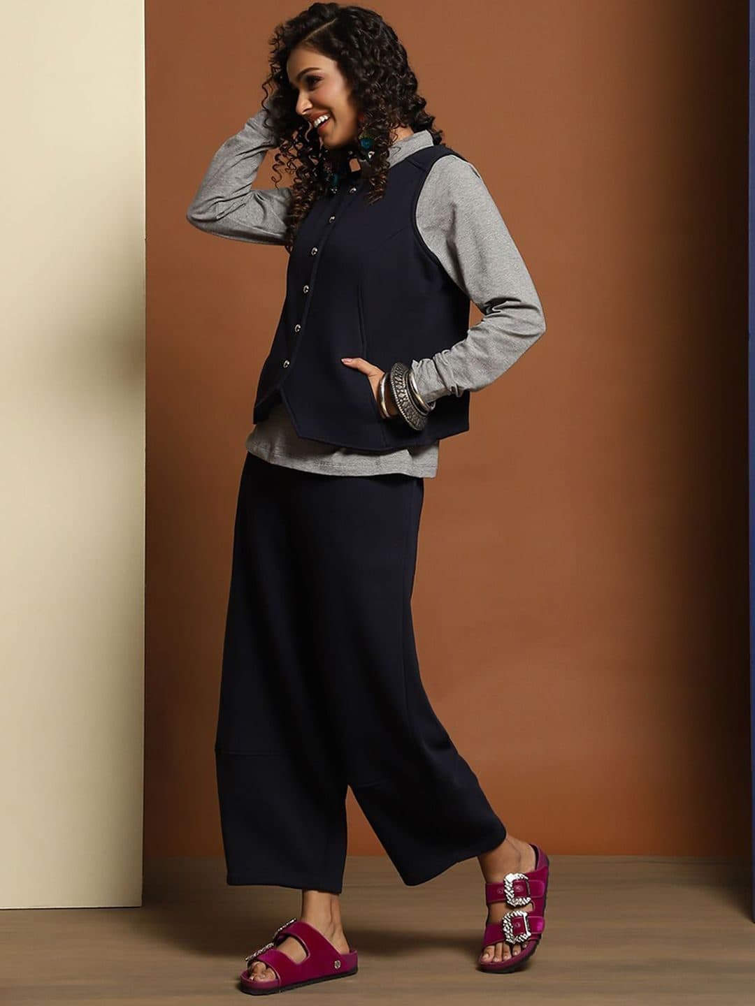 Baawri Women Waistcoat & Trousers Co-Ord image 4