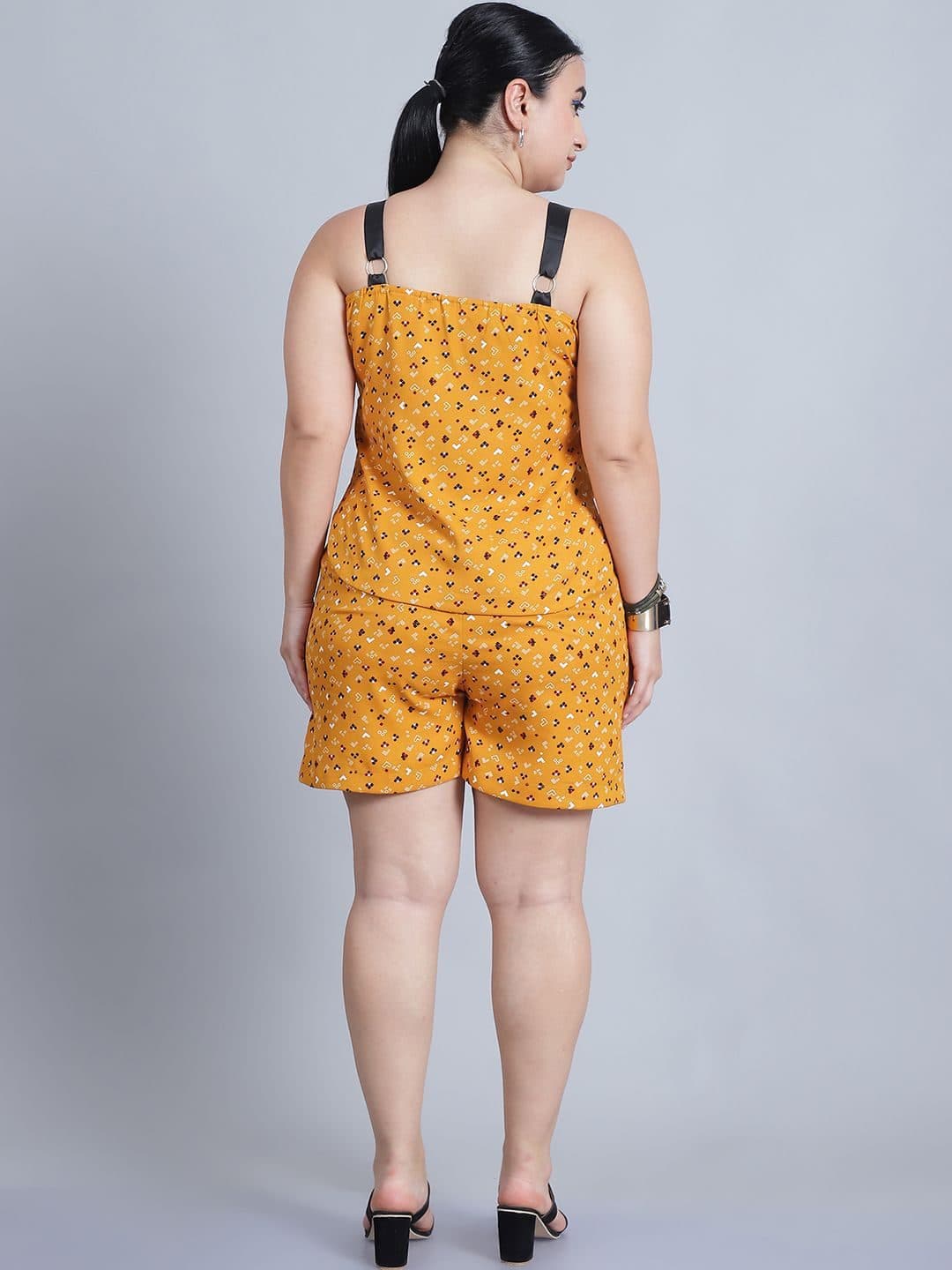 Baawri conversational Printed Round Neck Top With Shorts image 4