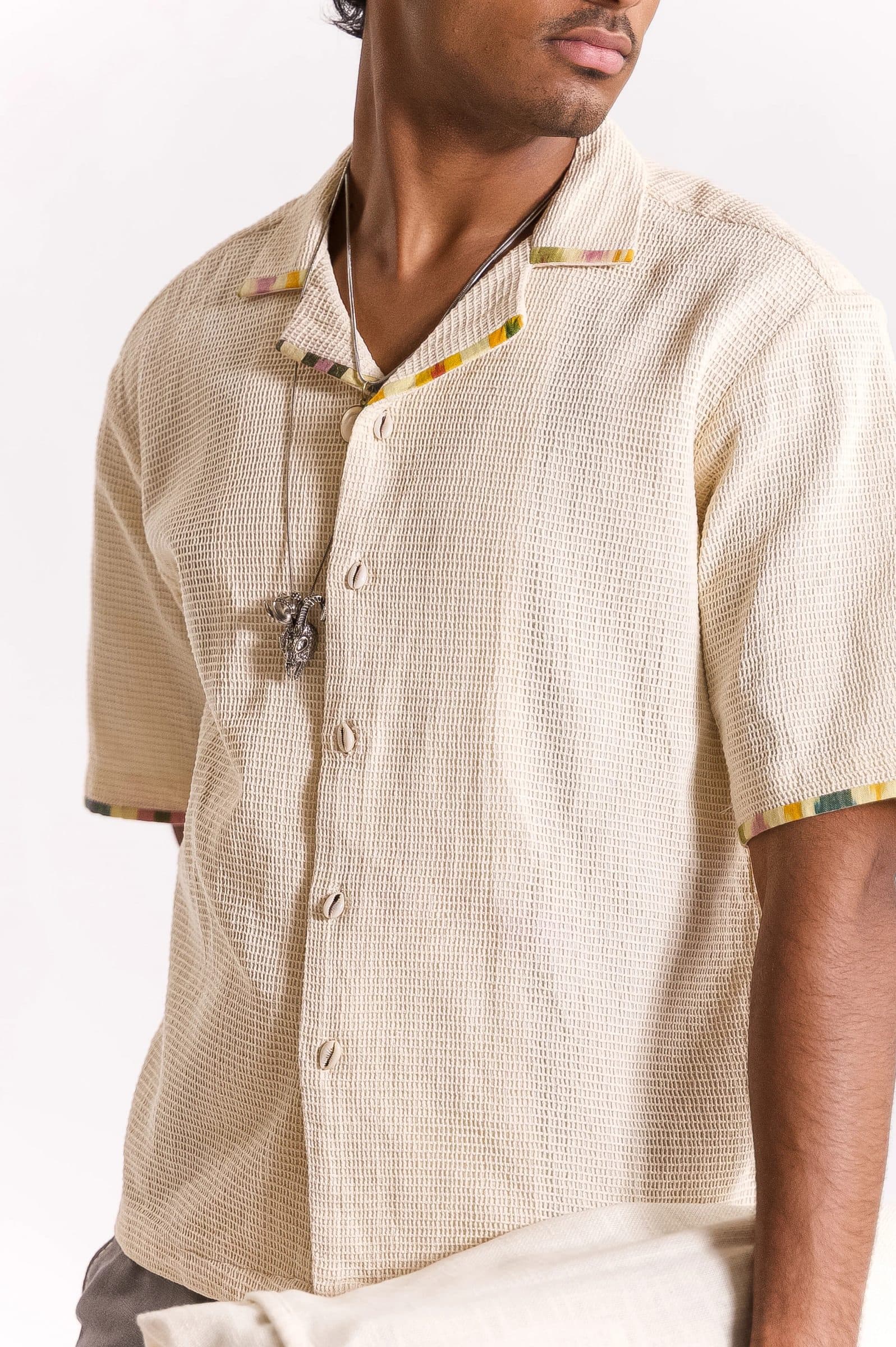 Knitted Jaali Shirt - OW hover