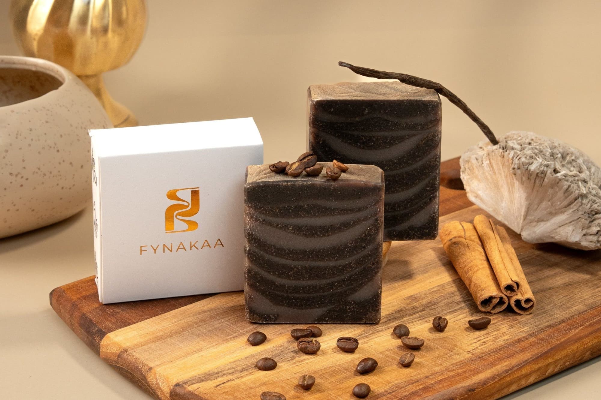 Coffee Vanilla Cinnamon Handcrafted Cold Processed Soap