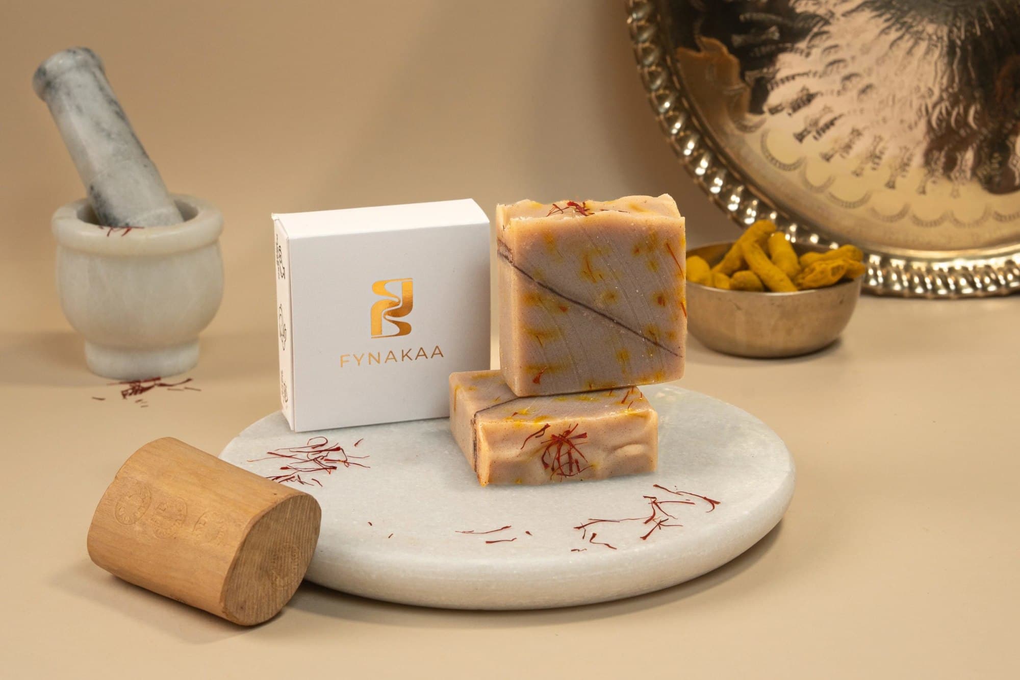 Kesar Chandan Handcrafted Cold Processed Soap
