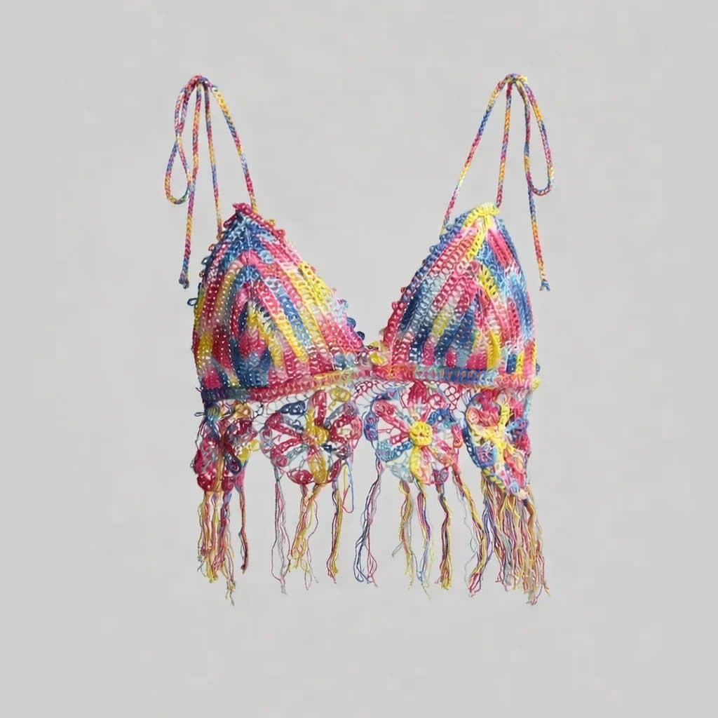 Bohemian Sunset Crochet Bralette image 3