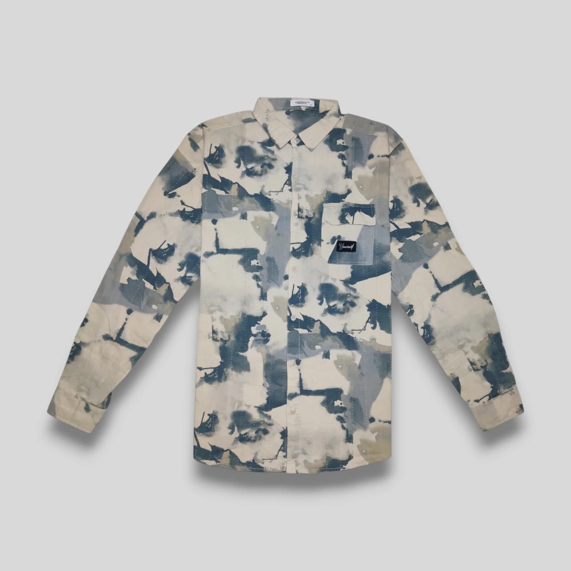 Camouflage Print Shirt - Green image 1