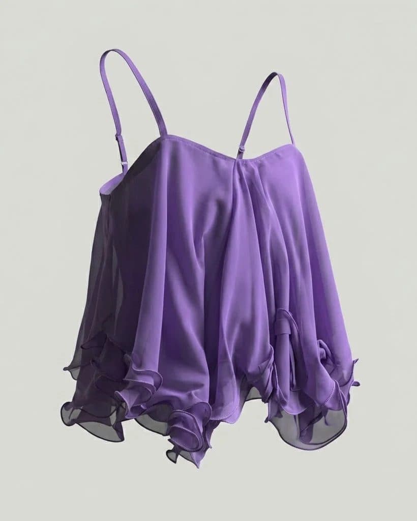 Cloud Ruffle Flowy Camisole image 1