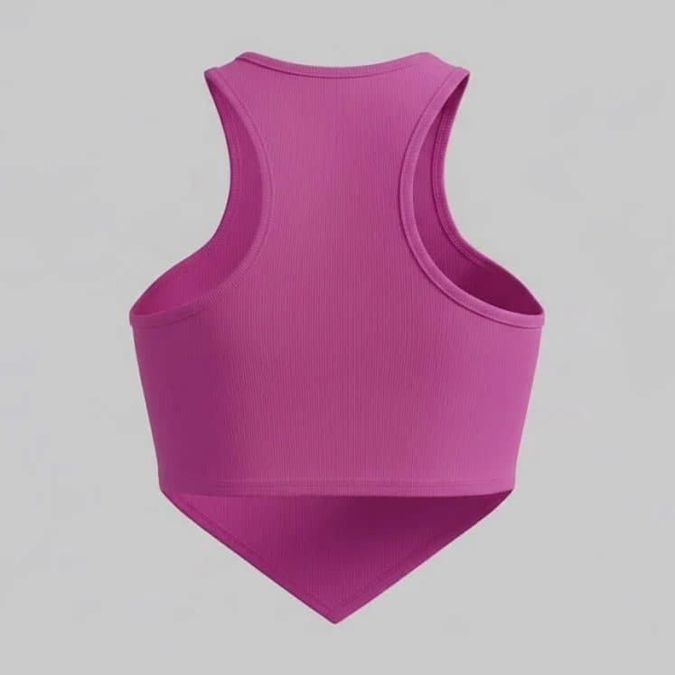 Crystal Studded V-Hem Halter Top image 2