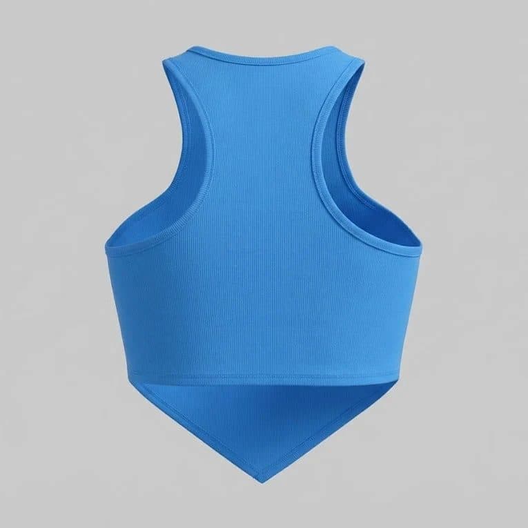 Crystal Studded V-Hem Halter Top image 7