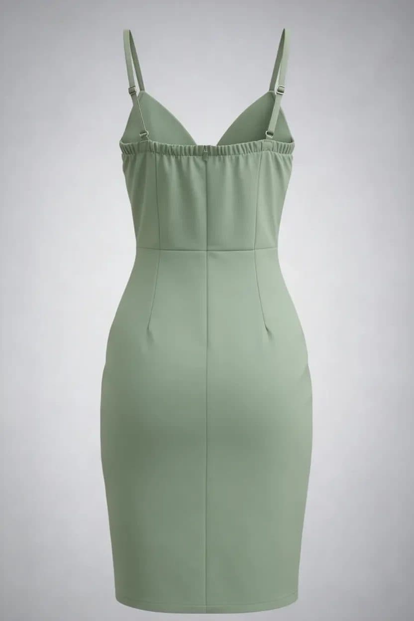 Ethereal V-Neck Wrap Dress image 1