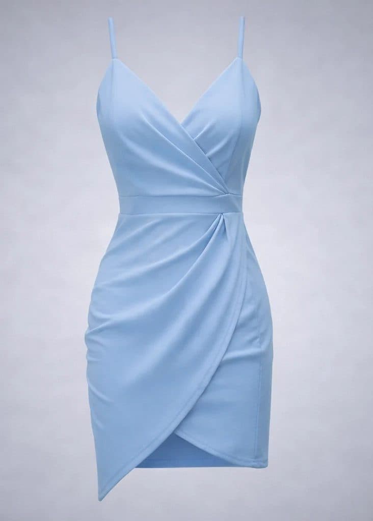 Ethereal V-Neck Wrap Dress image 5