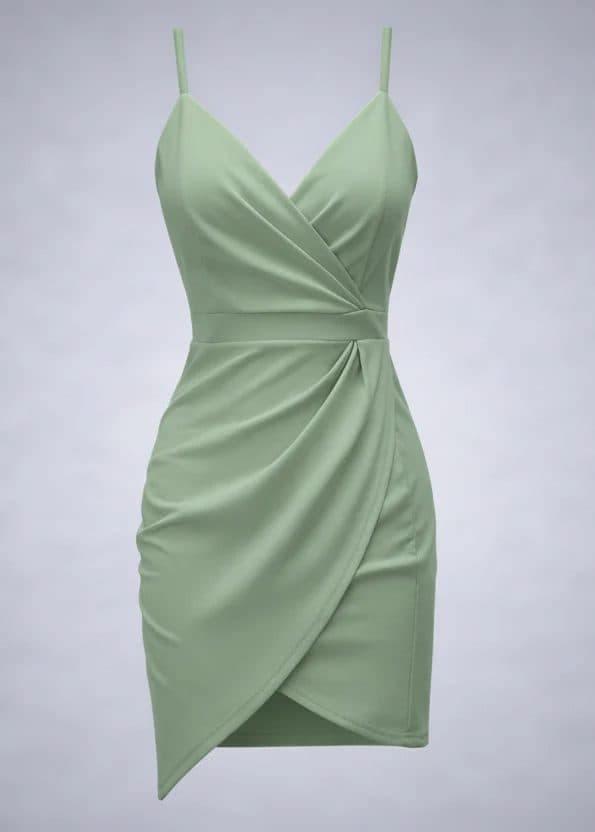 Ethereal V-Neck Wrap Dress image 4