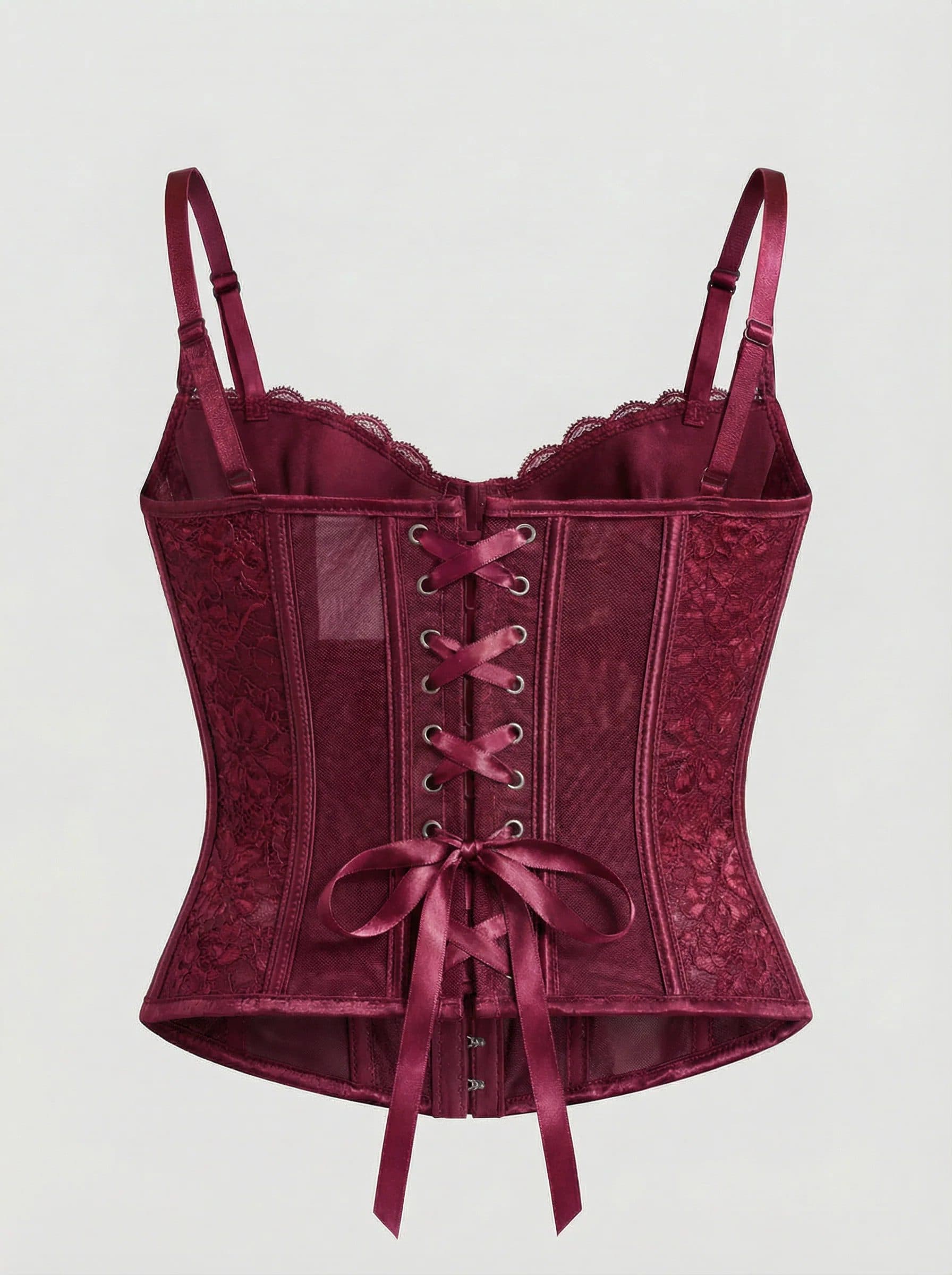 Floral Lace Corset Bustier hover