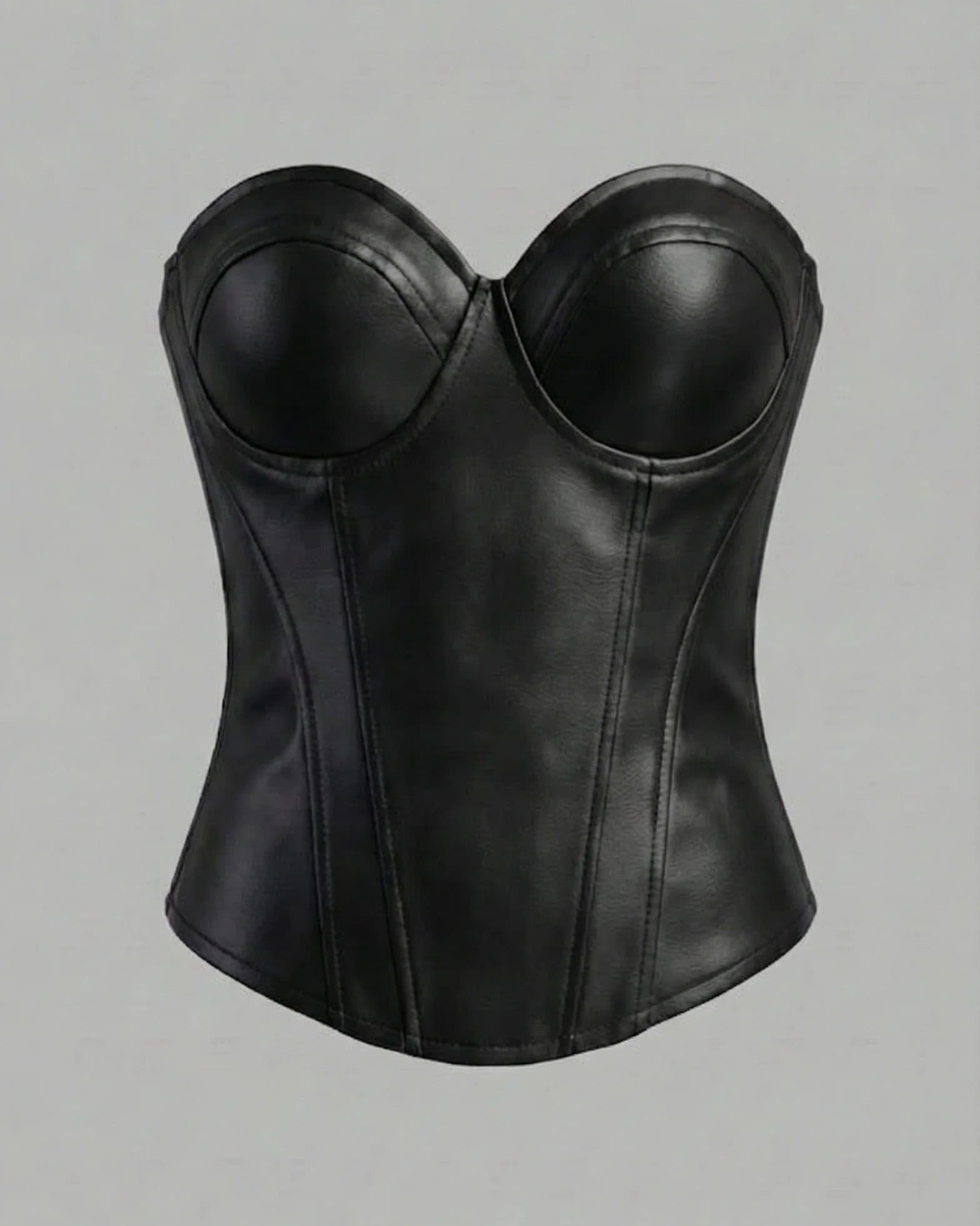 Mantis Eye Leather Corset Top image 3