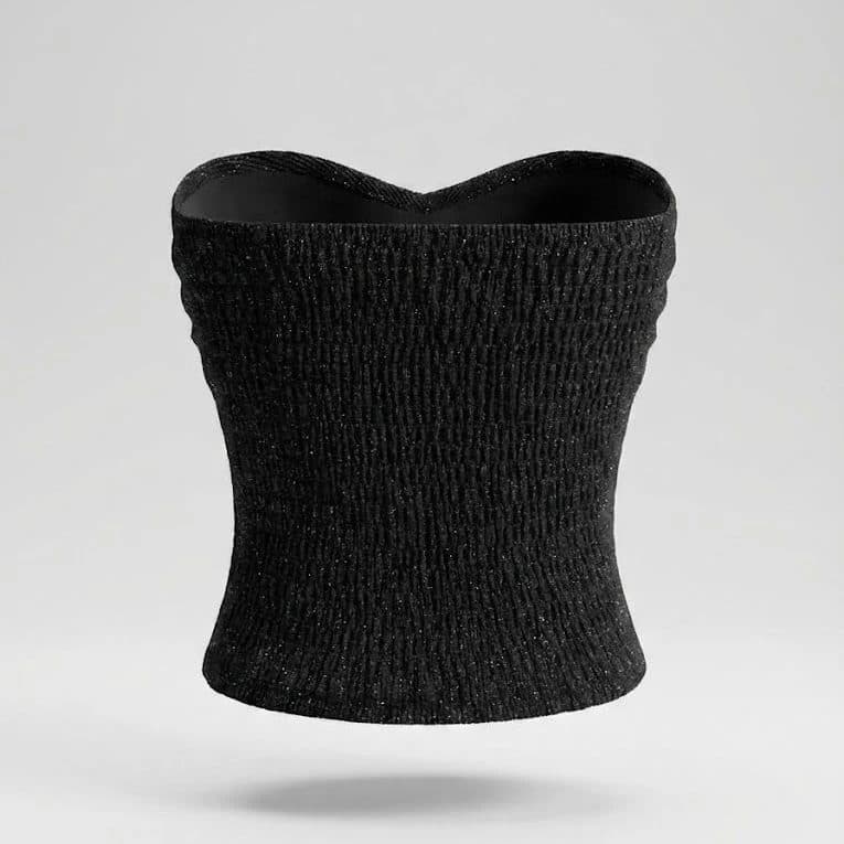 Midnight Aura Shimmer Bandeau Top image 2