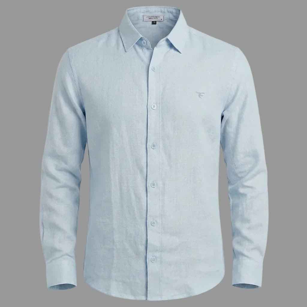 Powder Blue 365 Relaxed Linen image 1