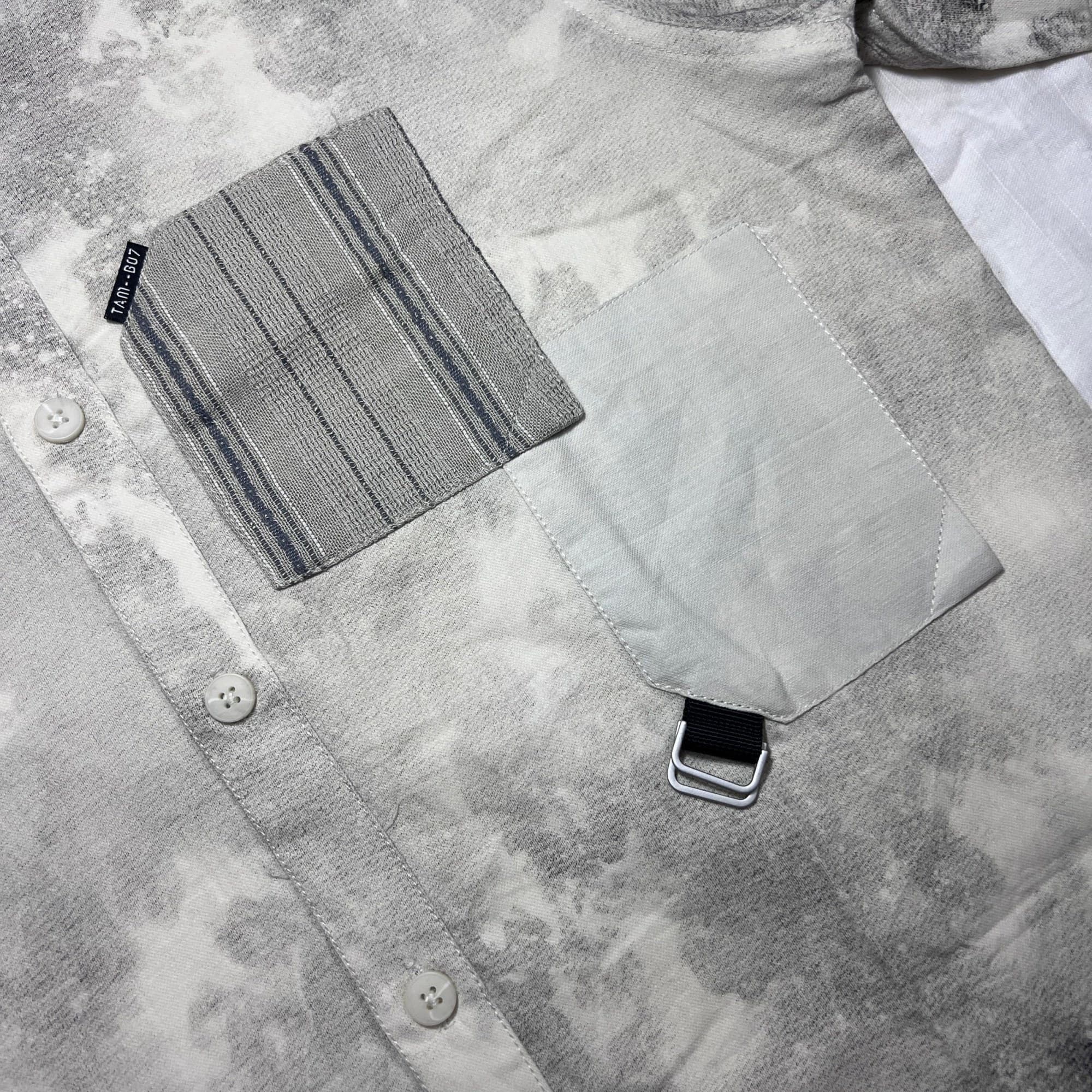Smoke Printed Shirt - Light Grey image 2