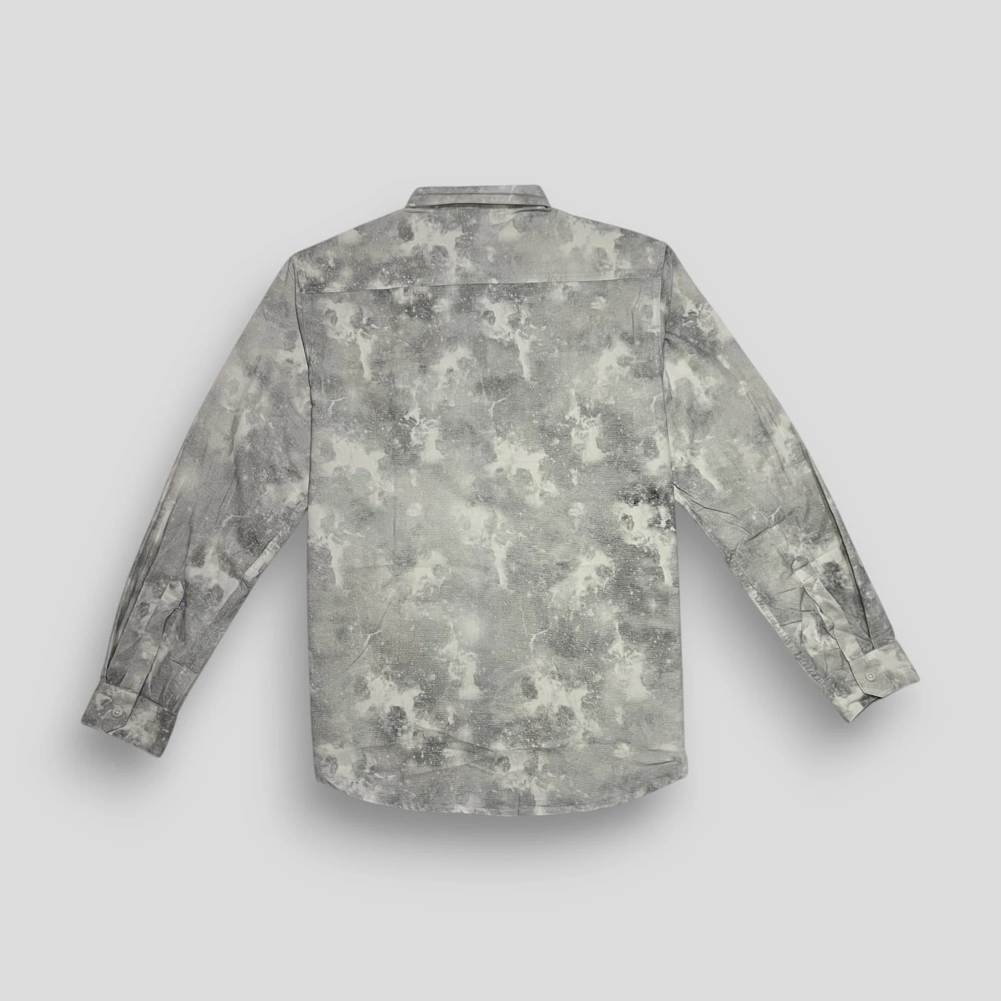 Smoke Printed Shirt - Light Grey image 4