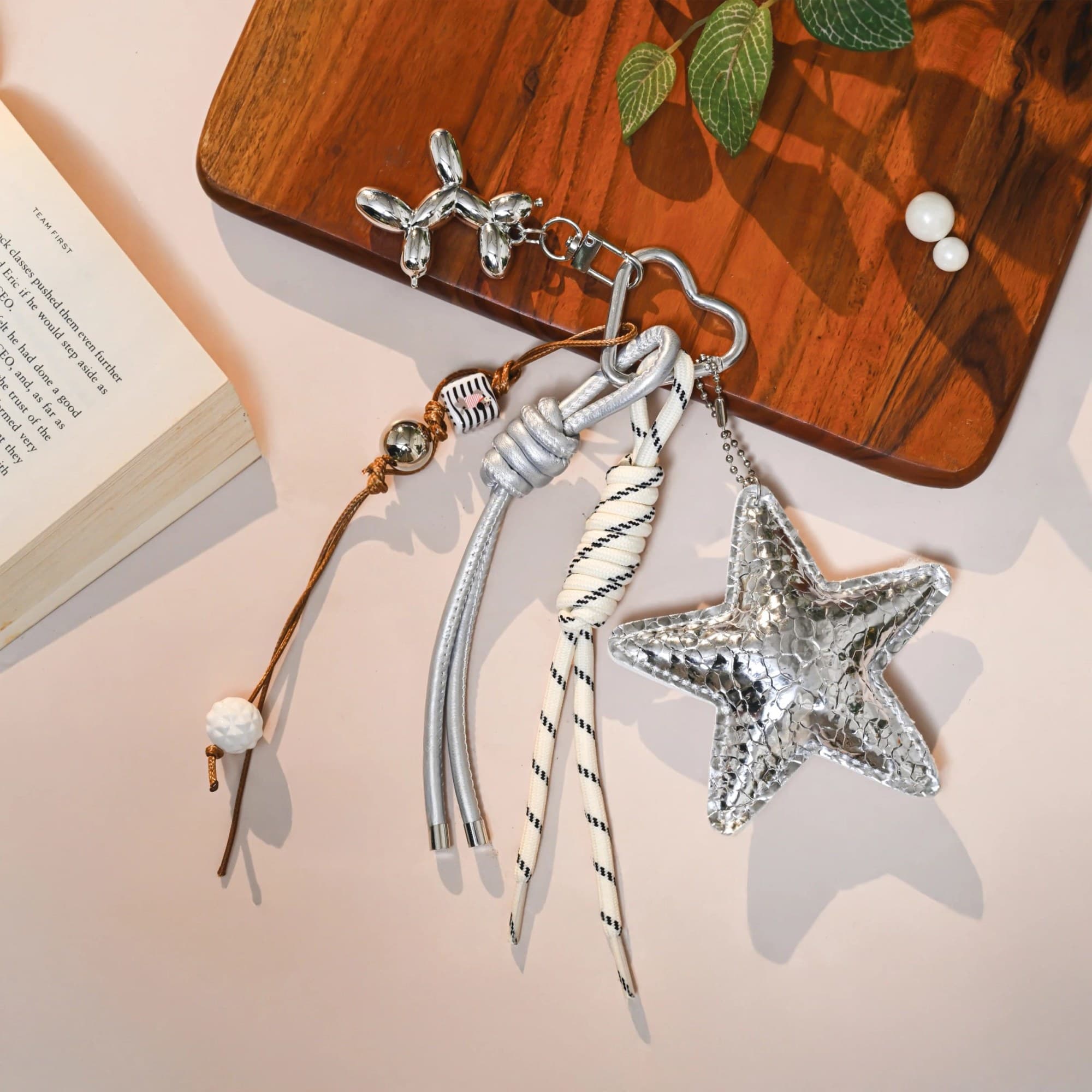 Cosmic Star Stack Bag Charm image 2