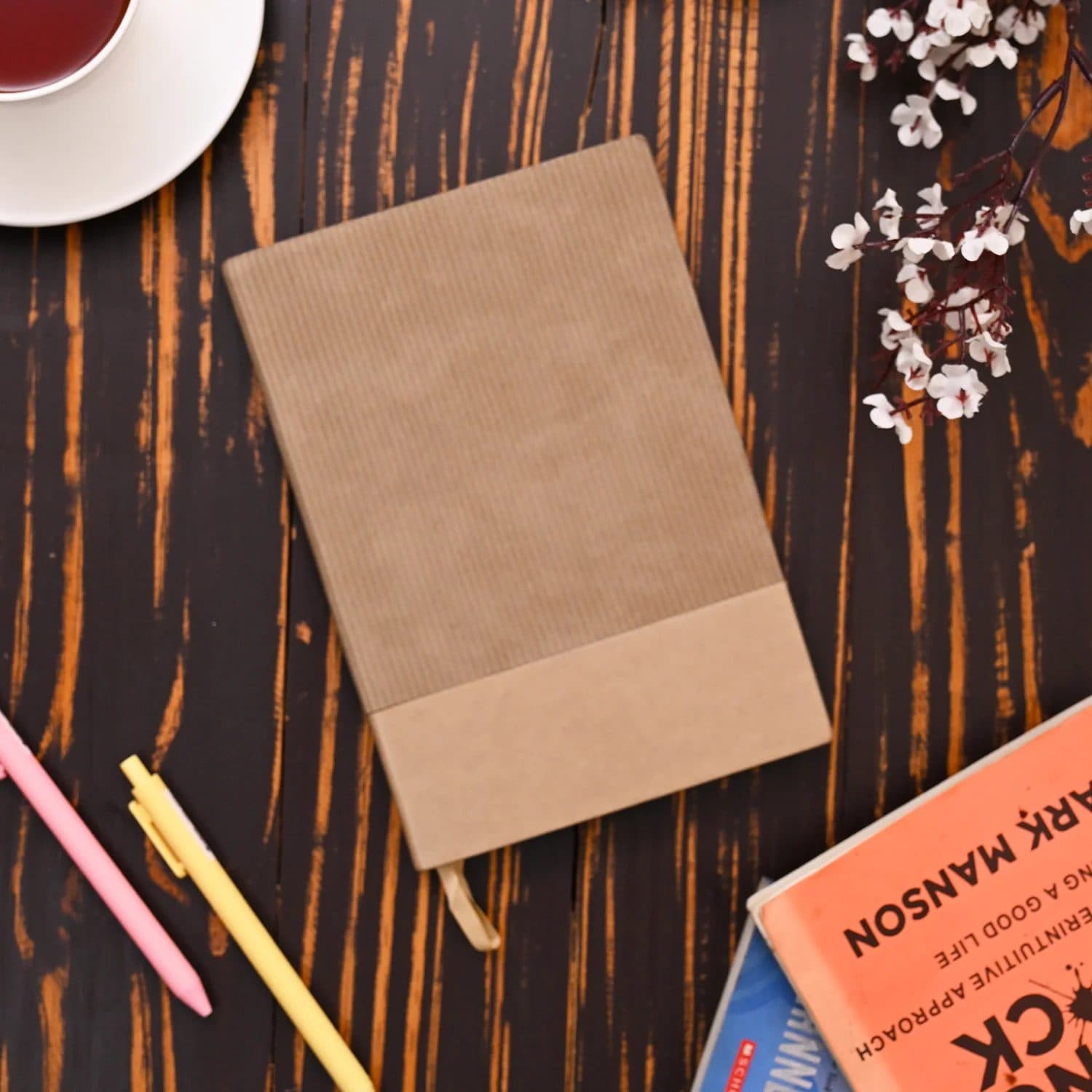 Fluted Vegan leather Diary image 3
