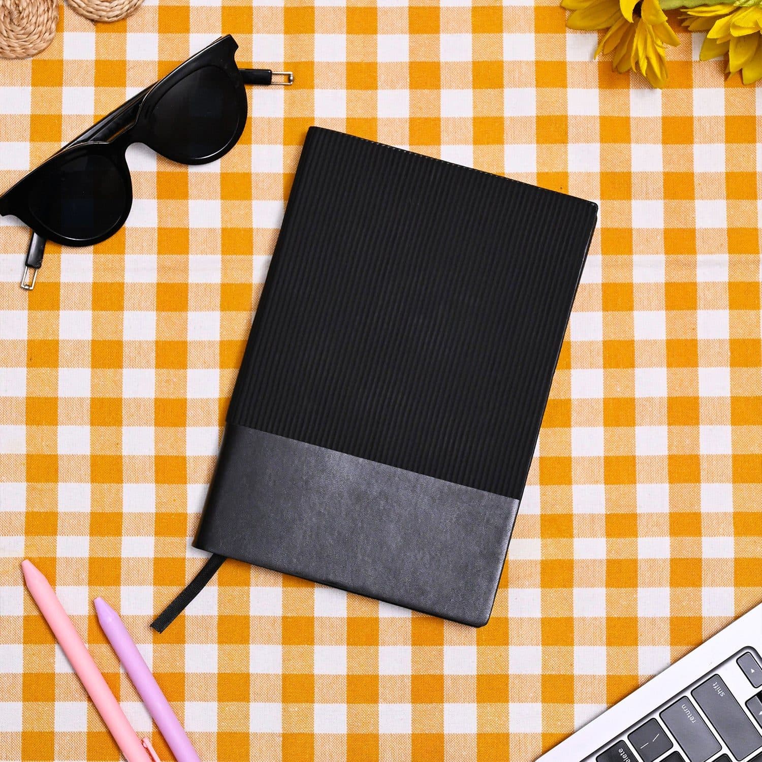 Fluted Vegan leather Diary image 2