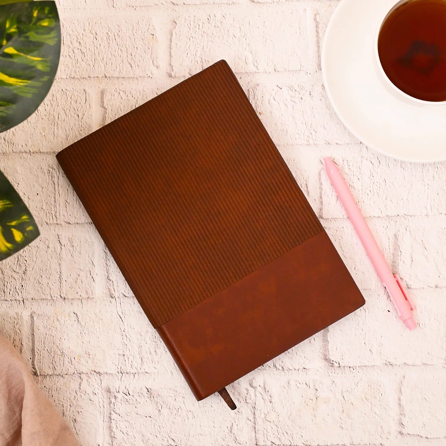 Fluted Vegan leather Diary image 5