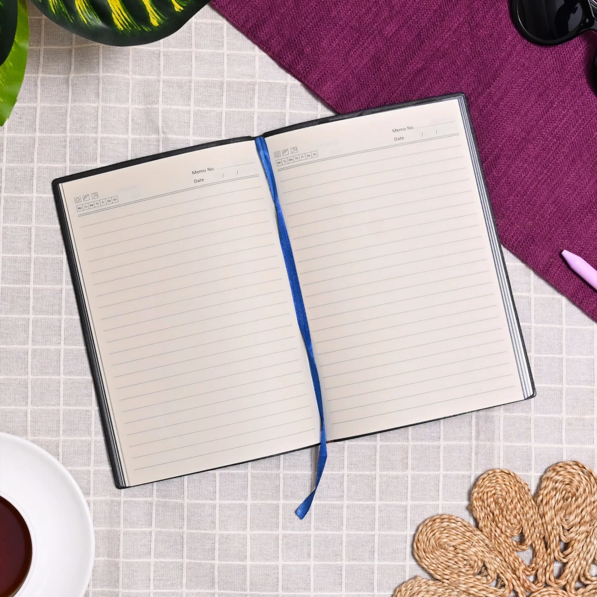 Fluted Vegan leather Diary image 8