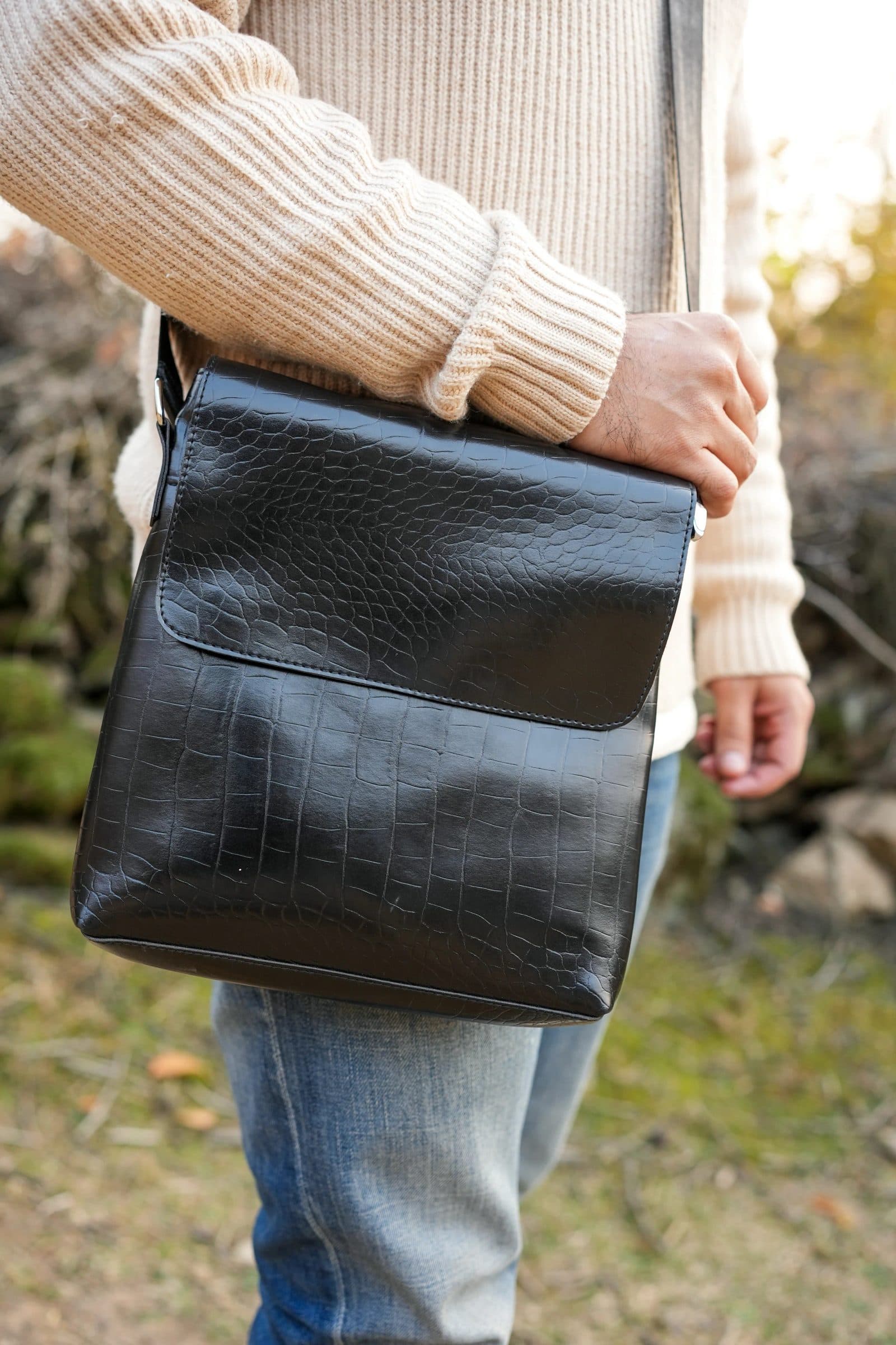 Vegan Leather Crossbody Bag image 2