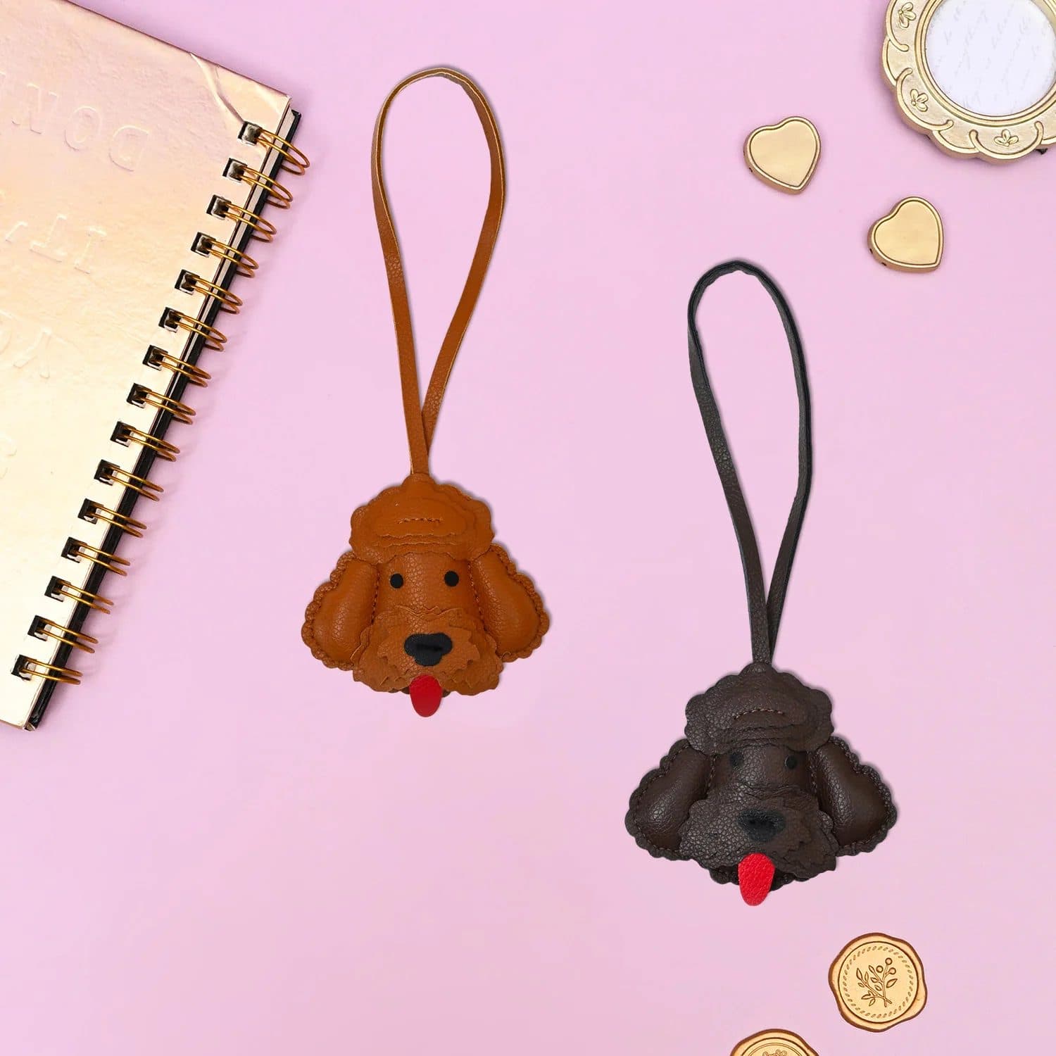 Vegan Leather Dog Bag Charm image 1
