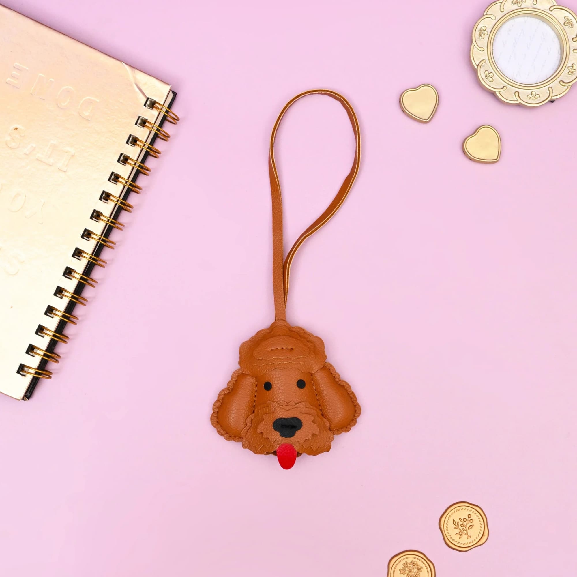 Vegan Leather Dog Bag Charm image 3
