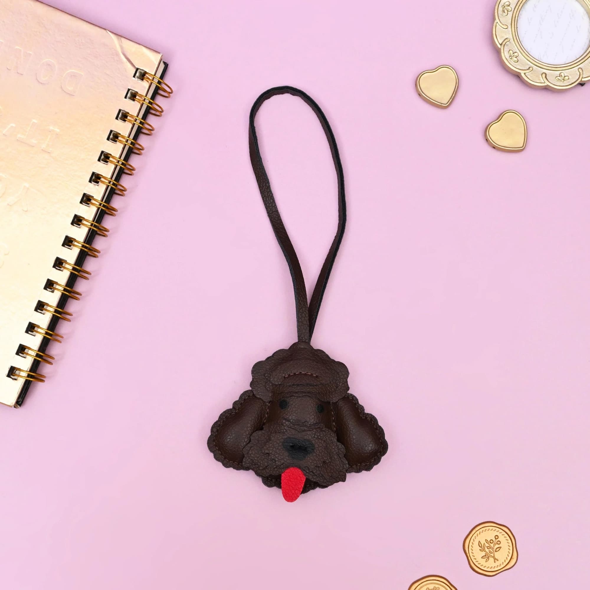 Vegan Leather Dog Bag Charm image 2