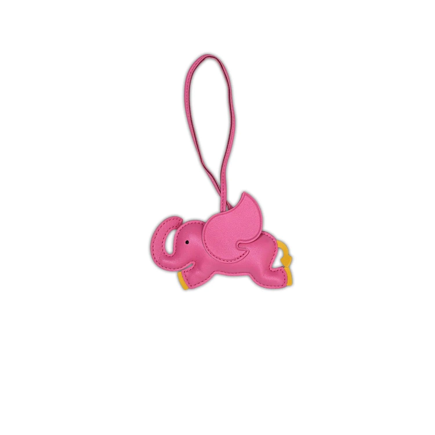 Vegan Leather Elephant Bag Charm image 7