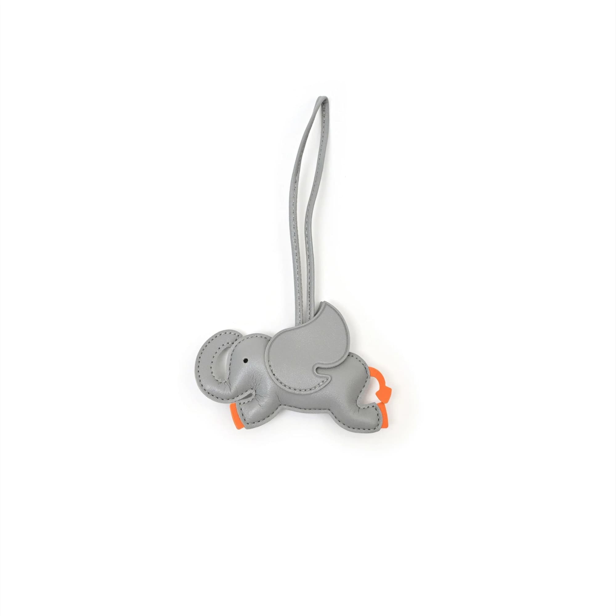 Vegan Leather Elephant Bag Charm image 9
