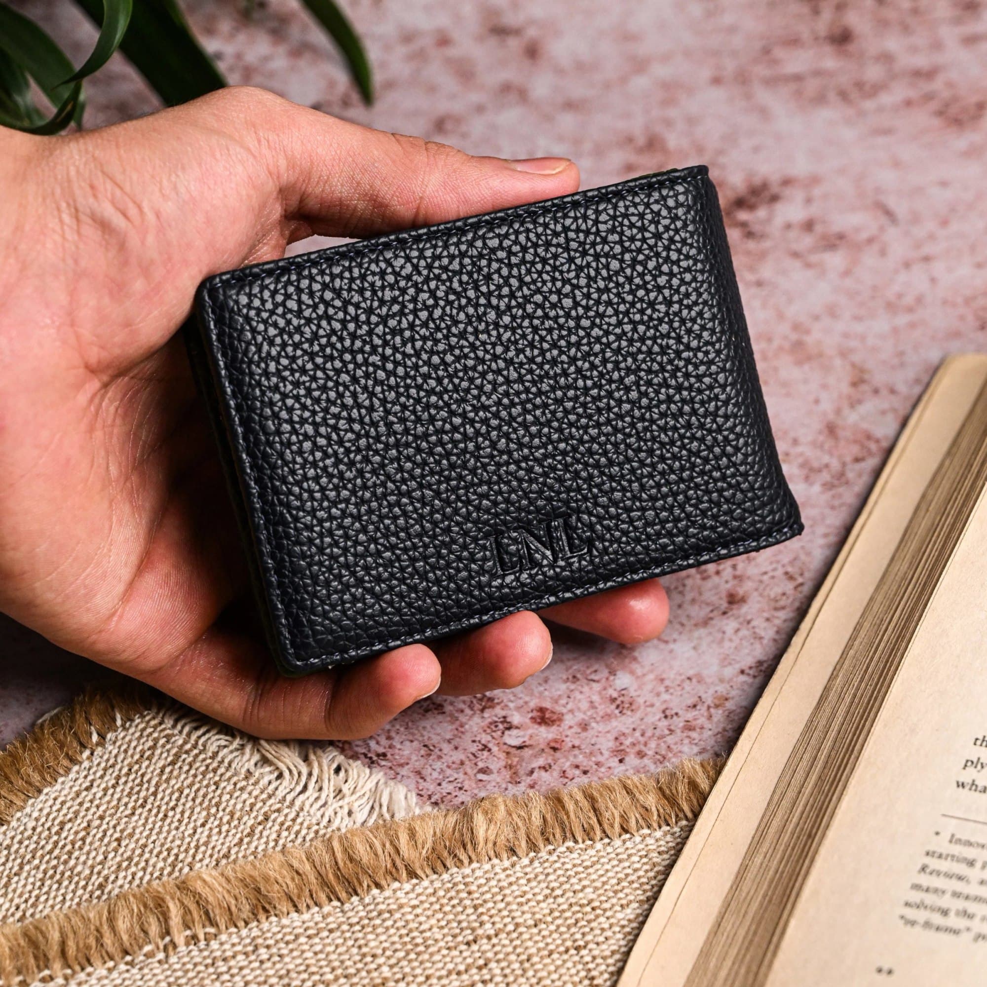 Vegan Leather Money Clip Wallet image 4