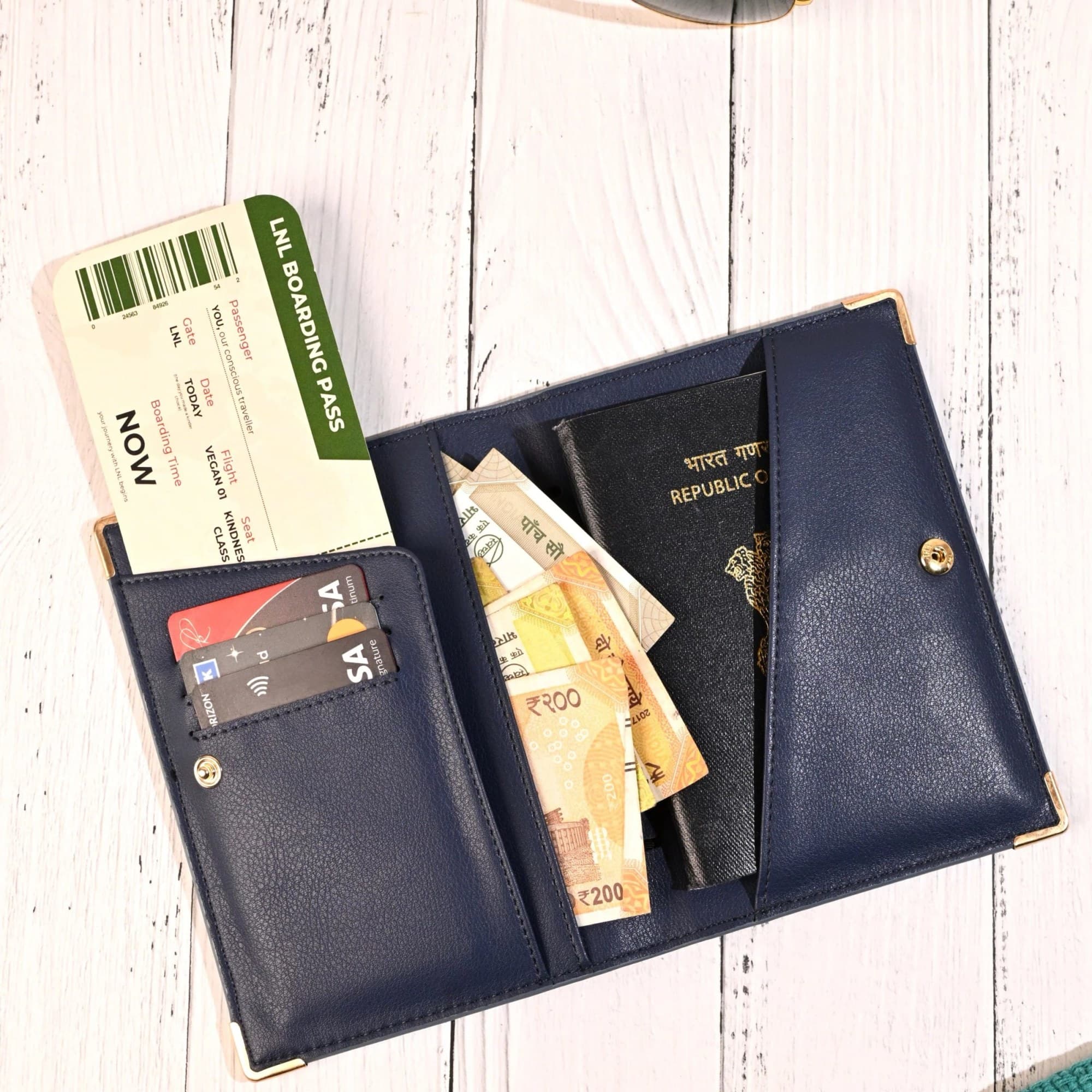 Vegan Leather Passport Cover image 3