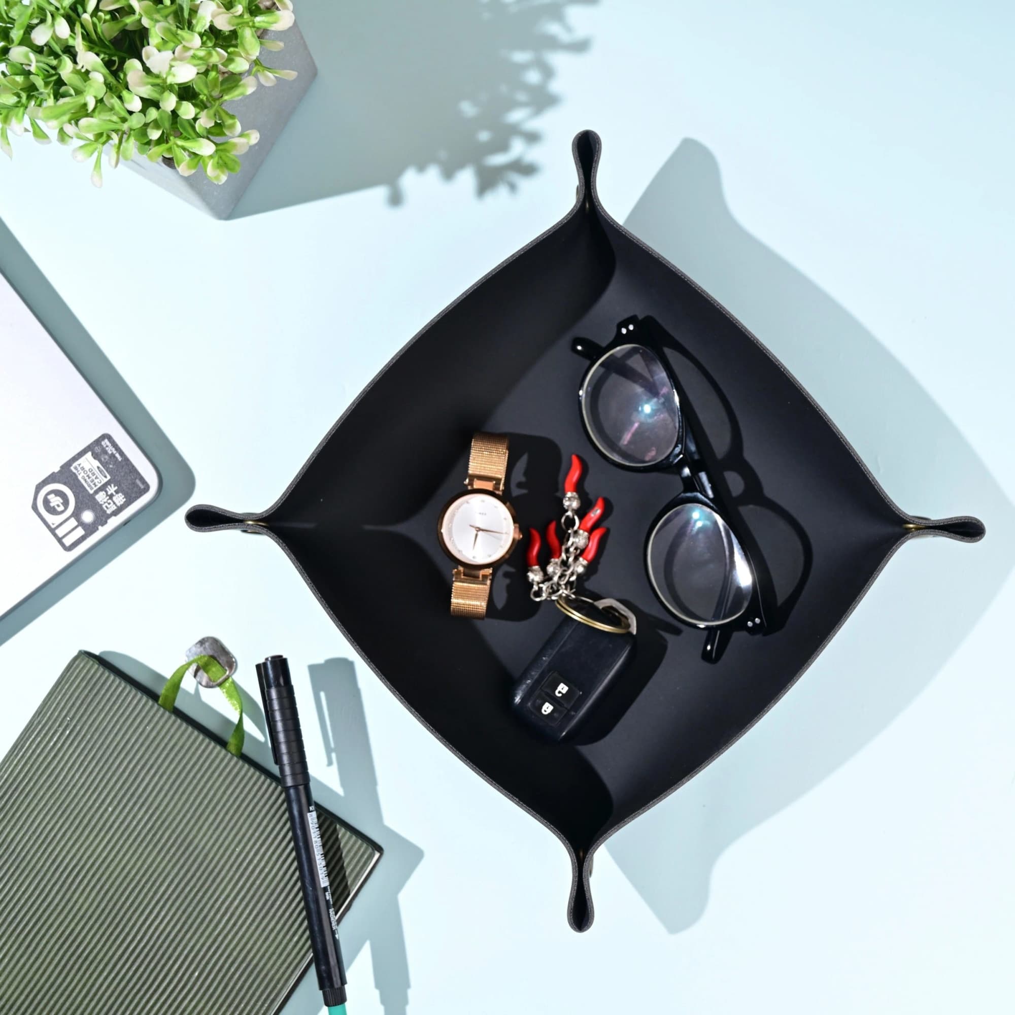 Vegan Leather Table Tray image 1