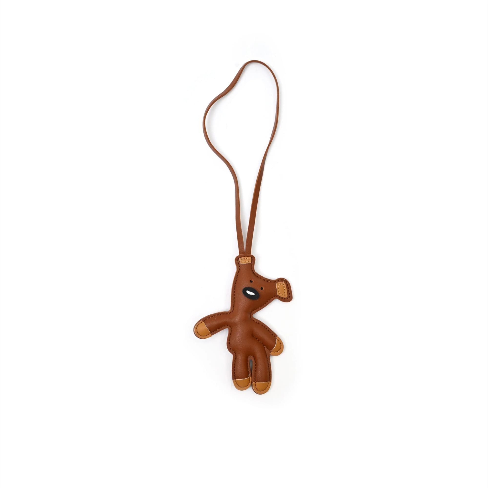 Vegan Leather Teddy Bag Charm image 6