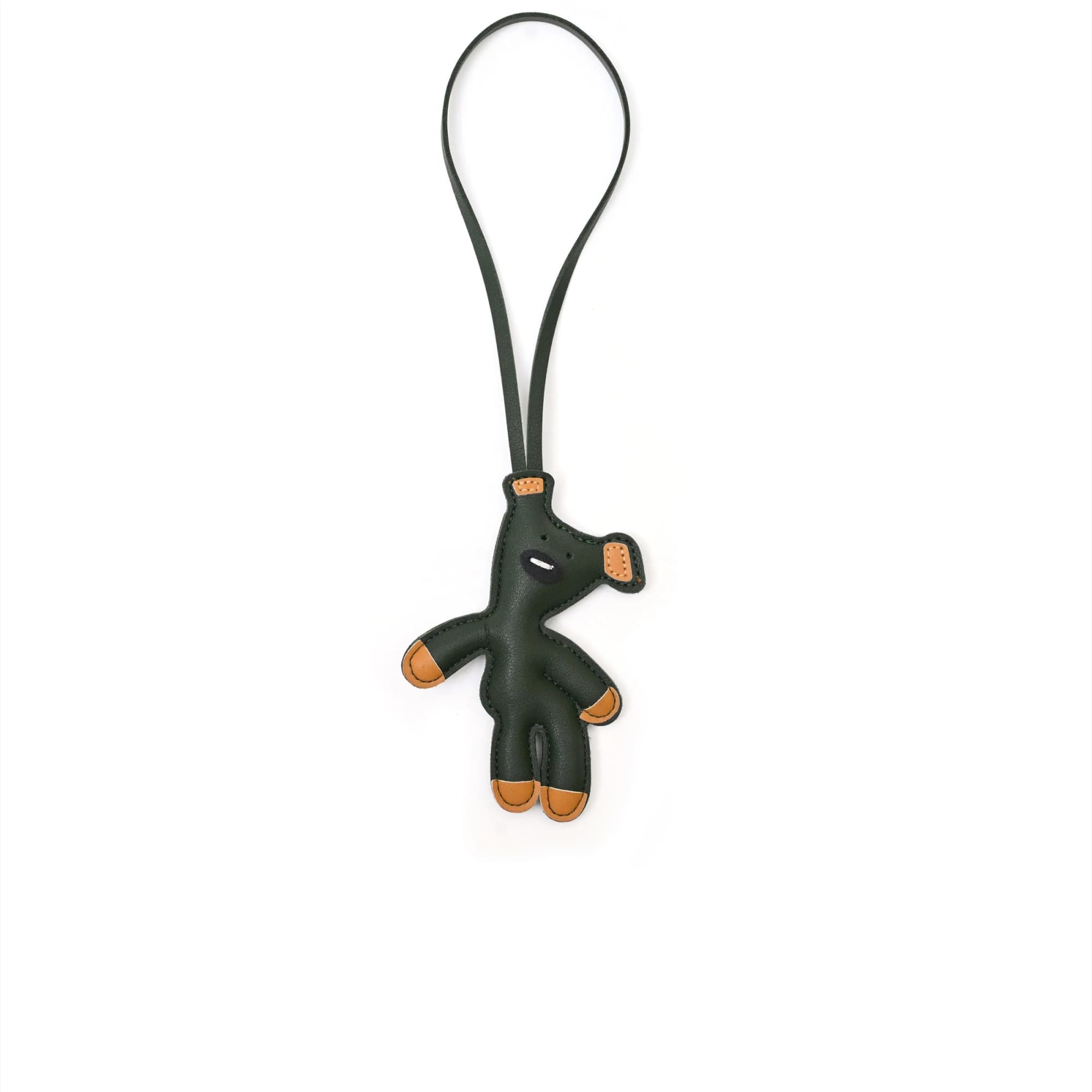 Vegan Leather Teddy Bag Charm image 7