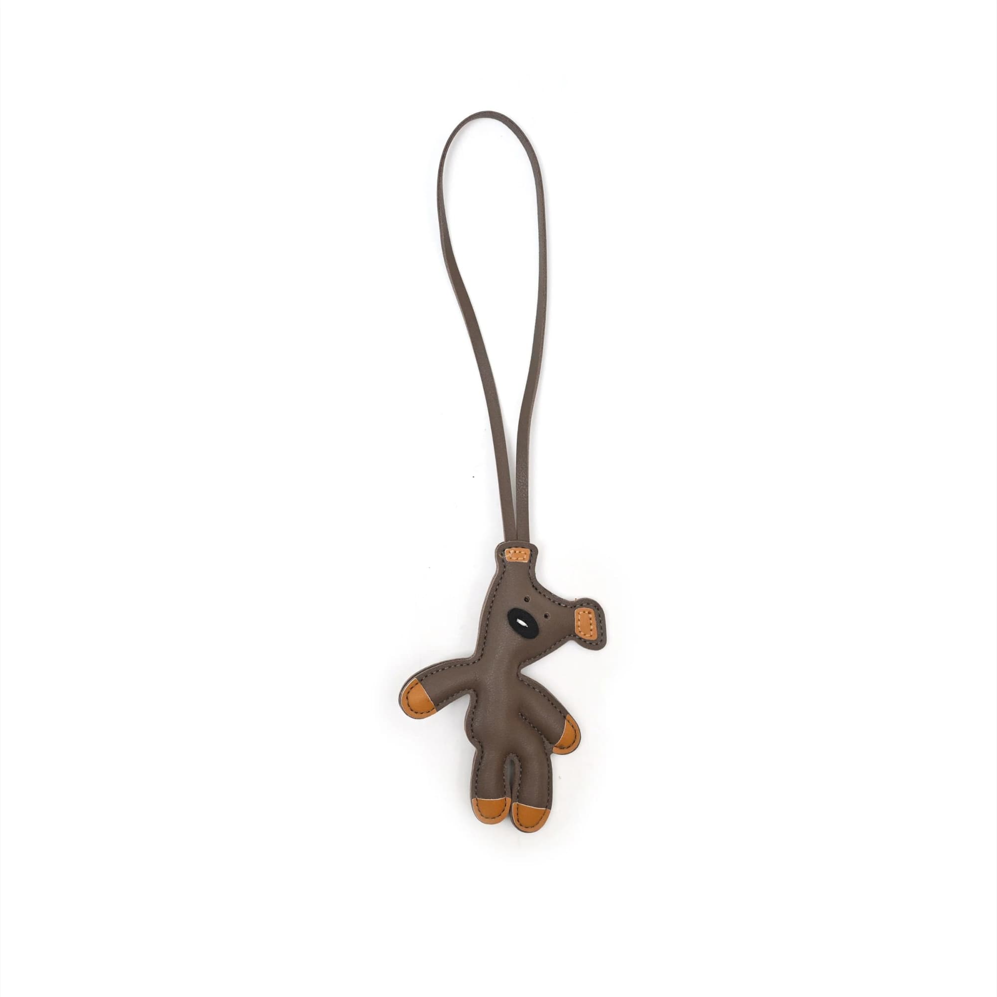 Vegan Leather Teddy Bag Charm image 8