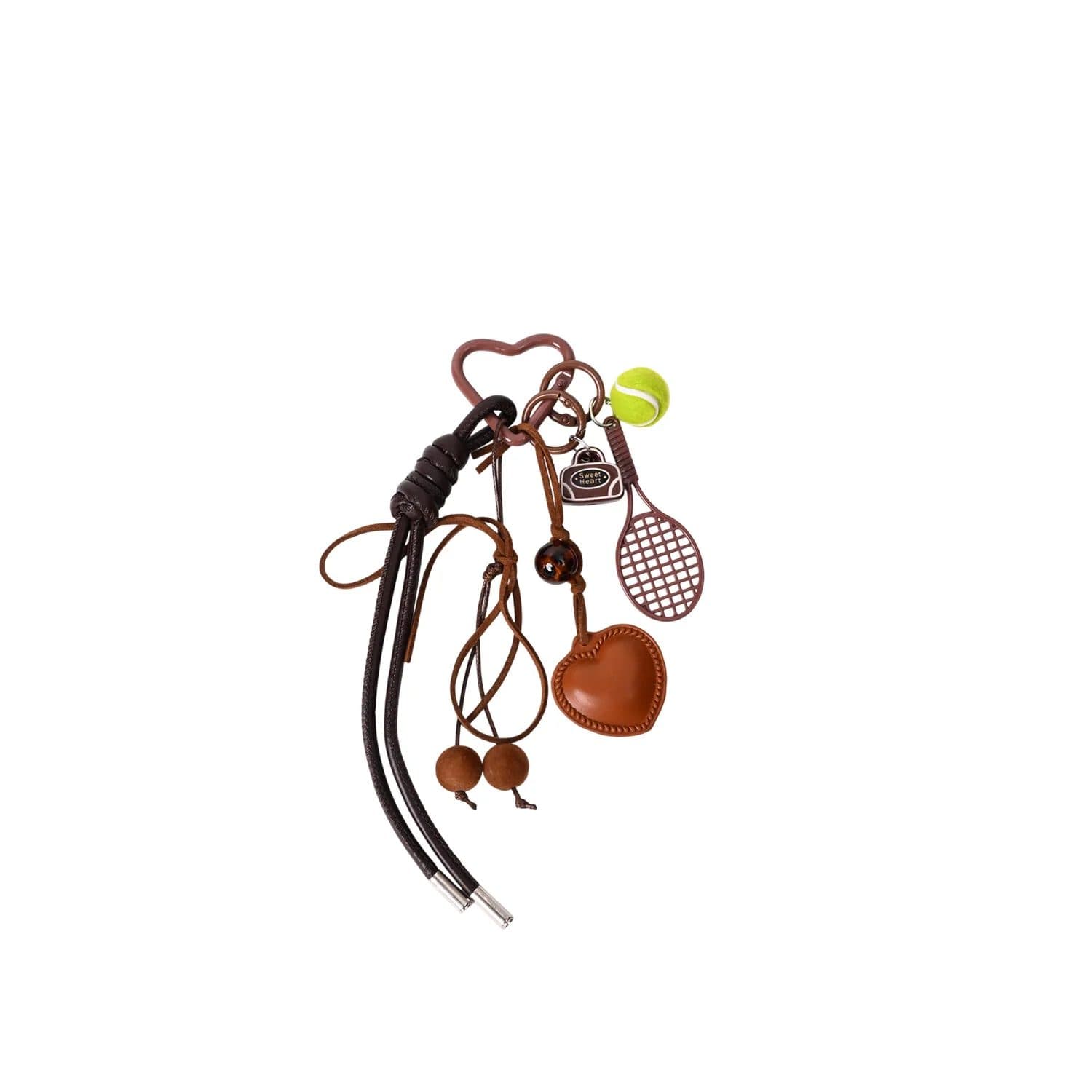 Vegan Leather Tennis Bag Charm image 3