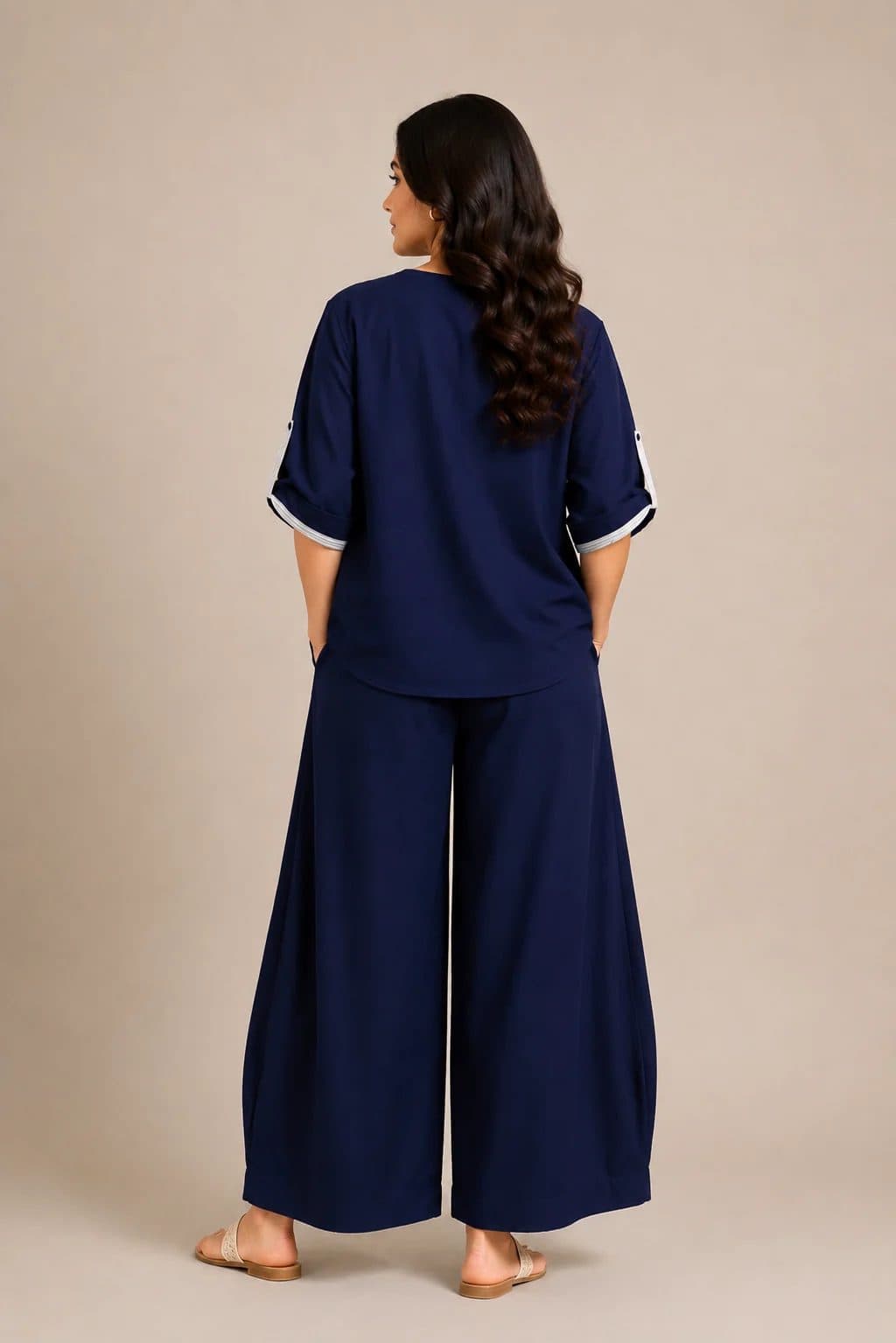 Anchored Navy Co-ord Set image 3