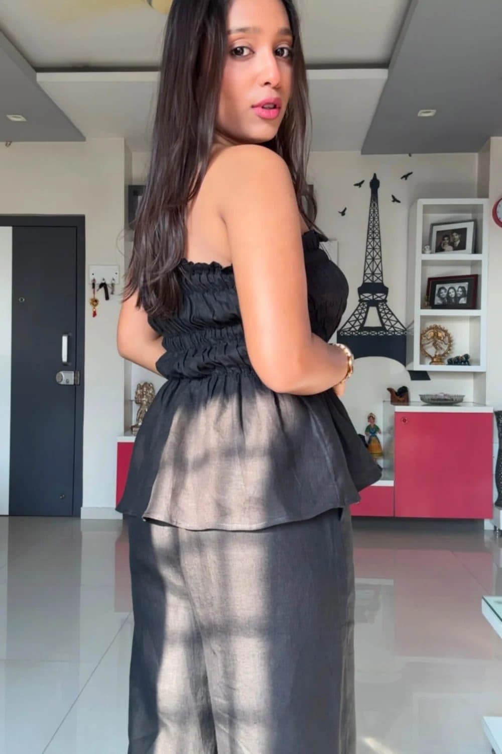 Black Gelato Top & Pants Set image 4