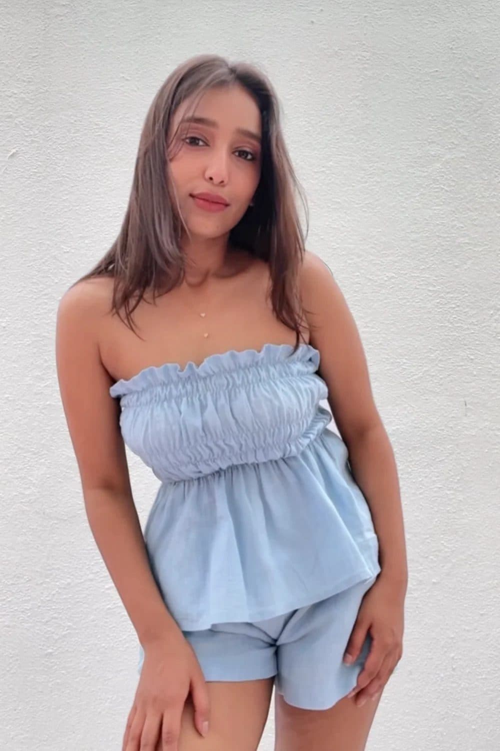 Blue Gelato Top & Shorts Set image 3