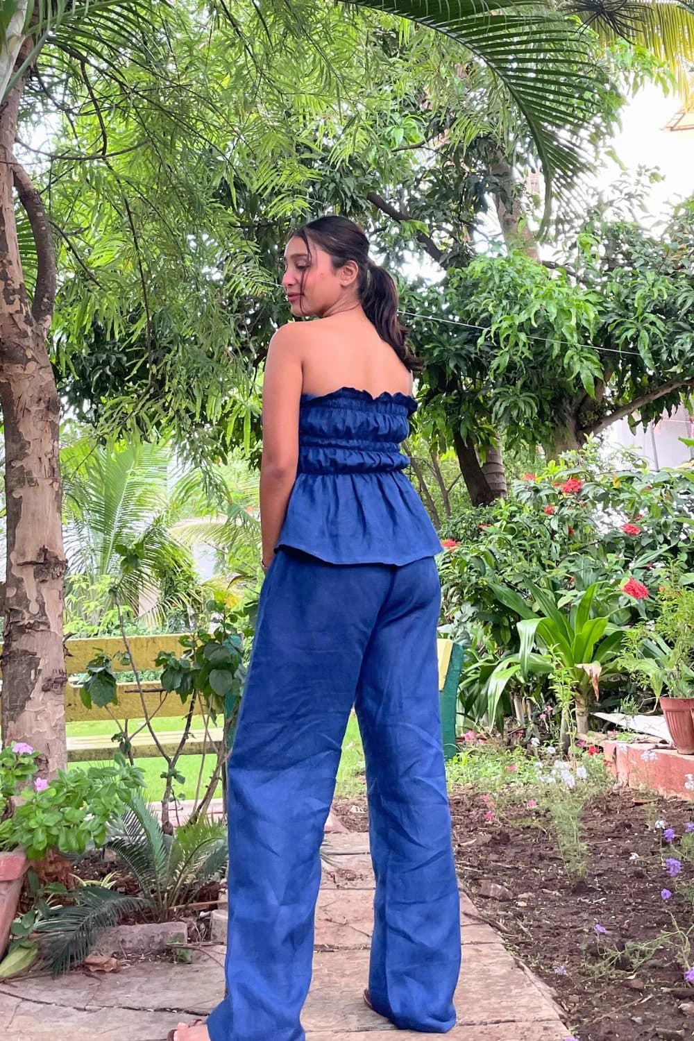 Dark Blue Gelato Top & Pants Set image 2
